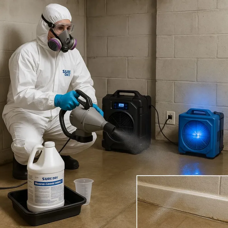 Sanitization and Odor Removal process in Bell, CA