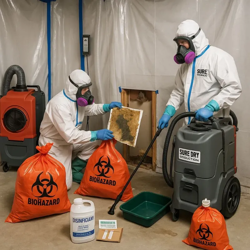 Contaminated Water Handling Protocols process in Bell, CA